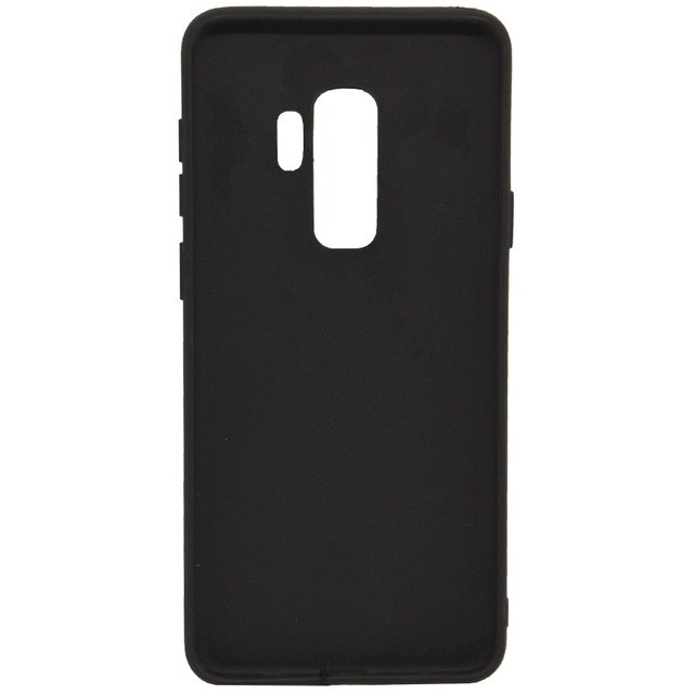 Накладка MAVIS для Samsung S9 Plus  шкіряна чорна-1