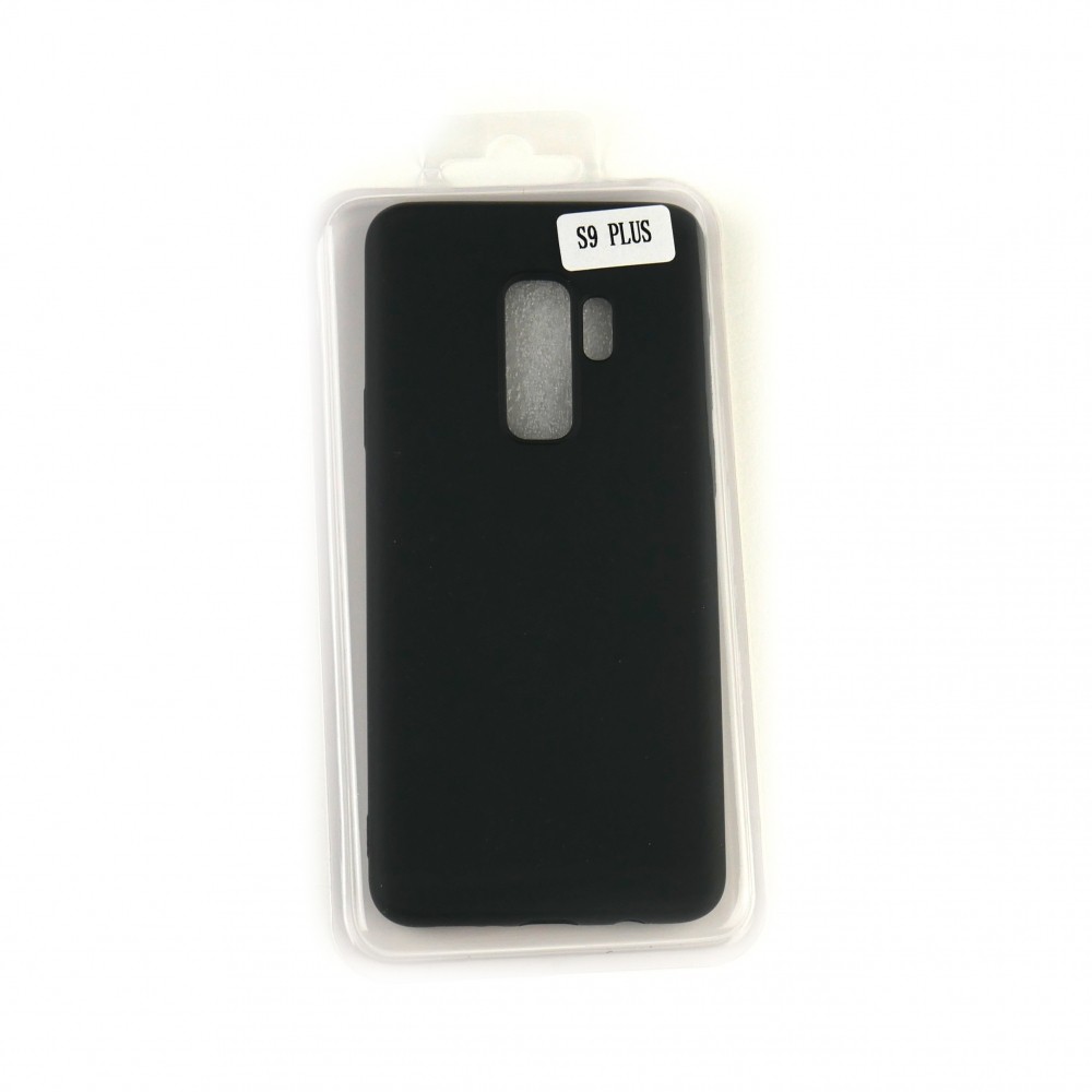 Silicone Case Full Cover для Samsung S9 Plus чорний-0