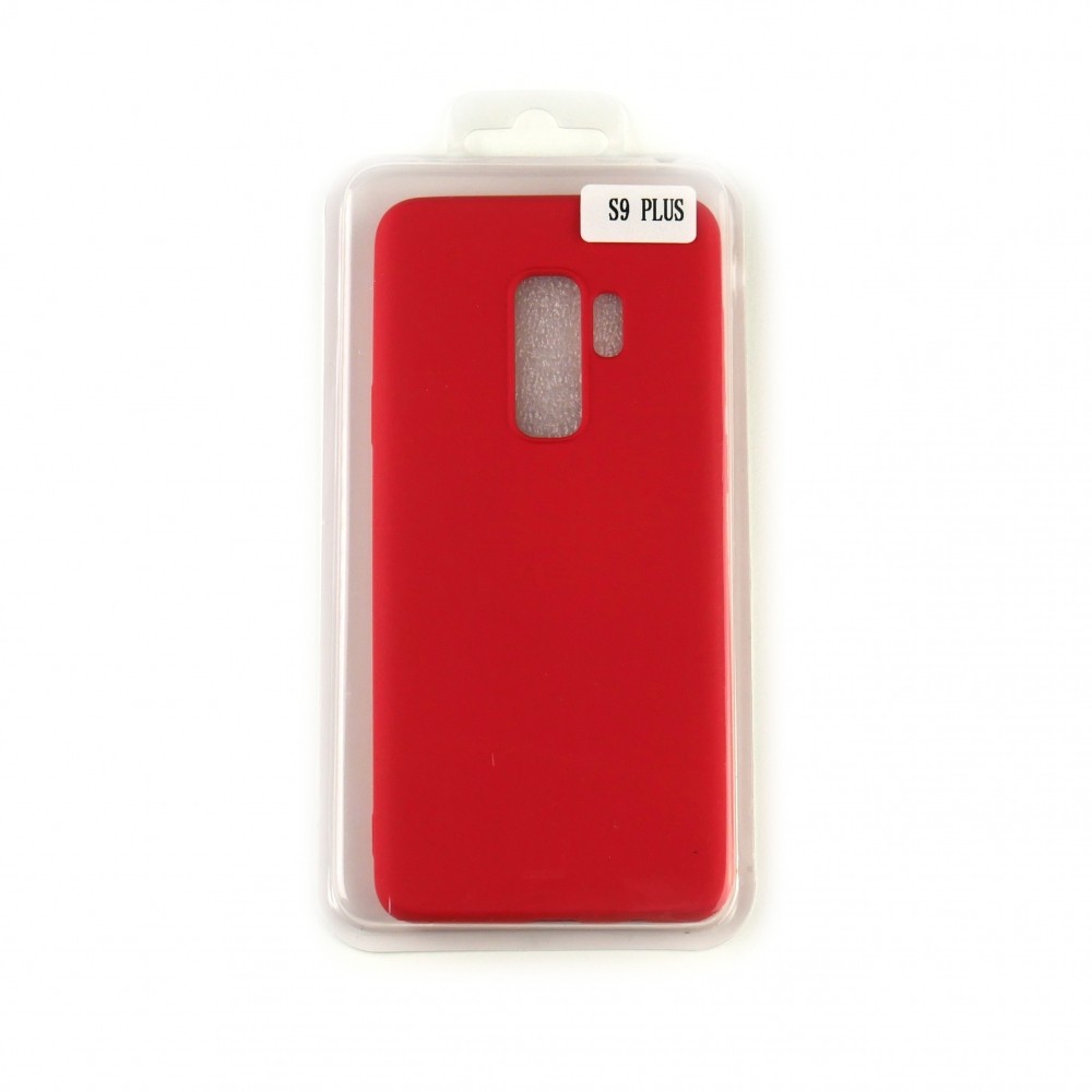 Silicone Case Full Cover для Samsung S9 Plus червоний-0