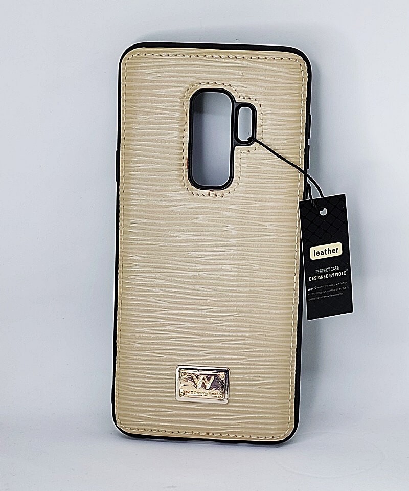 Накладка WOC для Samsung S9 Plus бежева-0