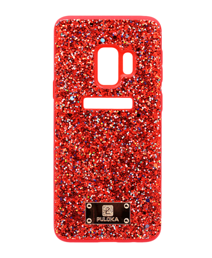 Накладка PULOKA SHINING для Samsung S9 червона-0