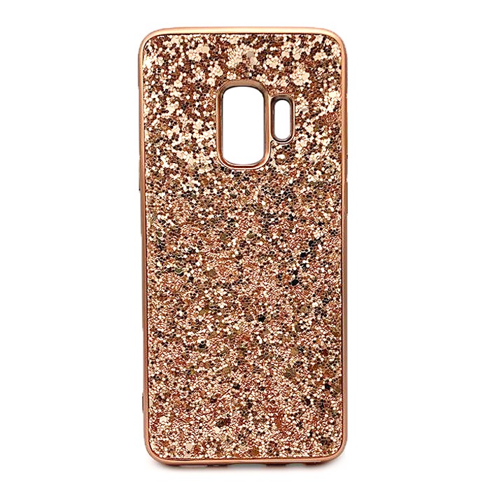 Накладка SHINING для Samsung S9 рожеве золото-0