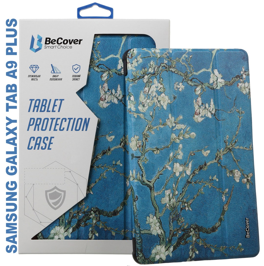 Чохол-книжка Flexible TPU Mate BeCover для Samsung Galaxy Tab A9 Plus SM-X210/SM-X215/SM-X216 11.0 сакура-0