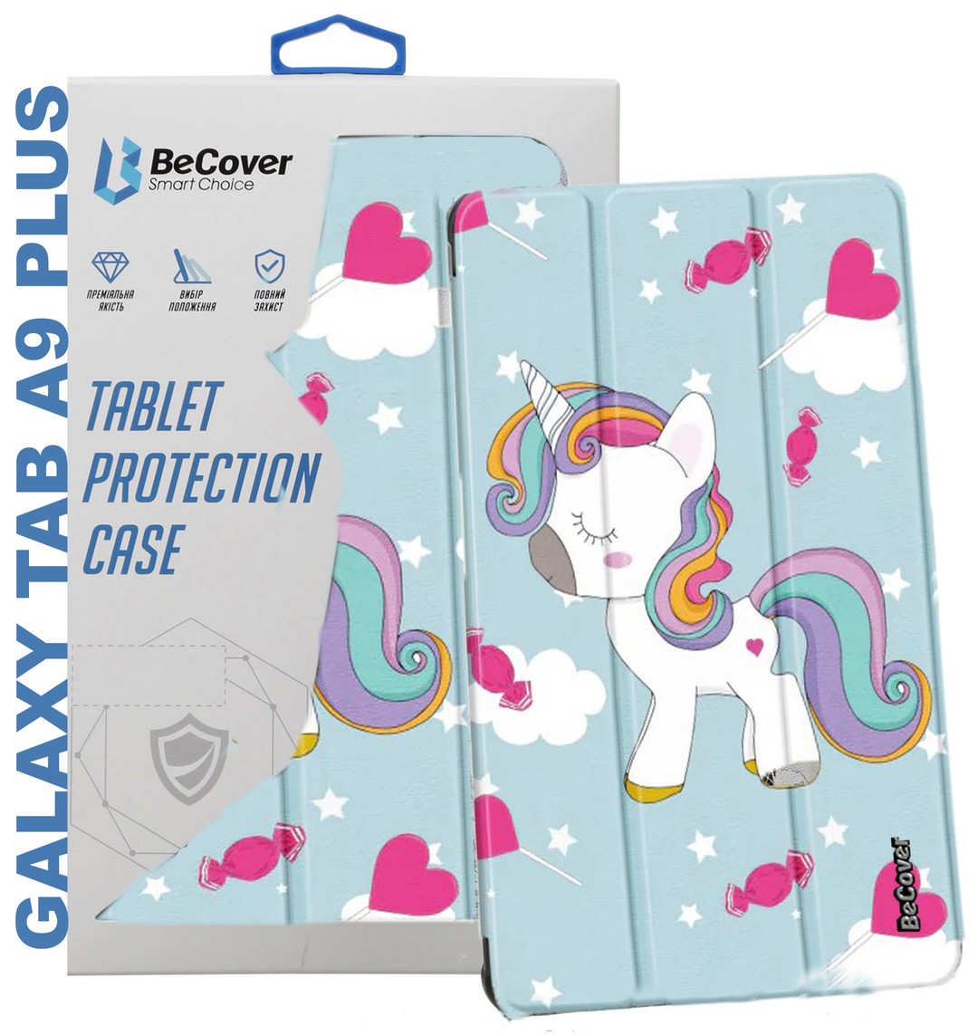Чохол-книжка BeCover Smart Case для Samsung Galaxy Tab A9 Plus SM-X210/SM-X215/SM-X216 11.0" Unicorn-0