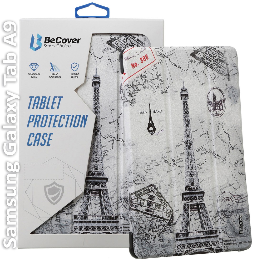 Чохол-книжка BeCover Smart Case для Samsung Galaxy Tab A9 SM-X115 8.7" Paris-0