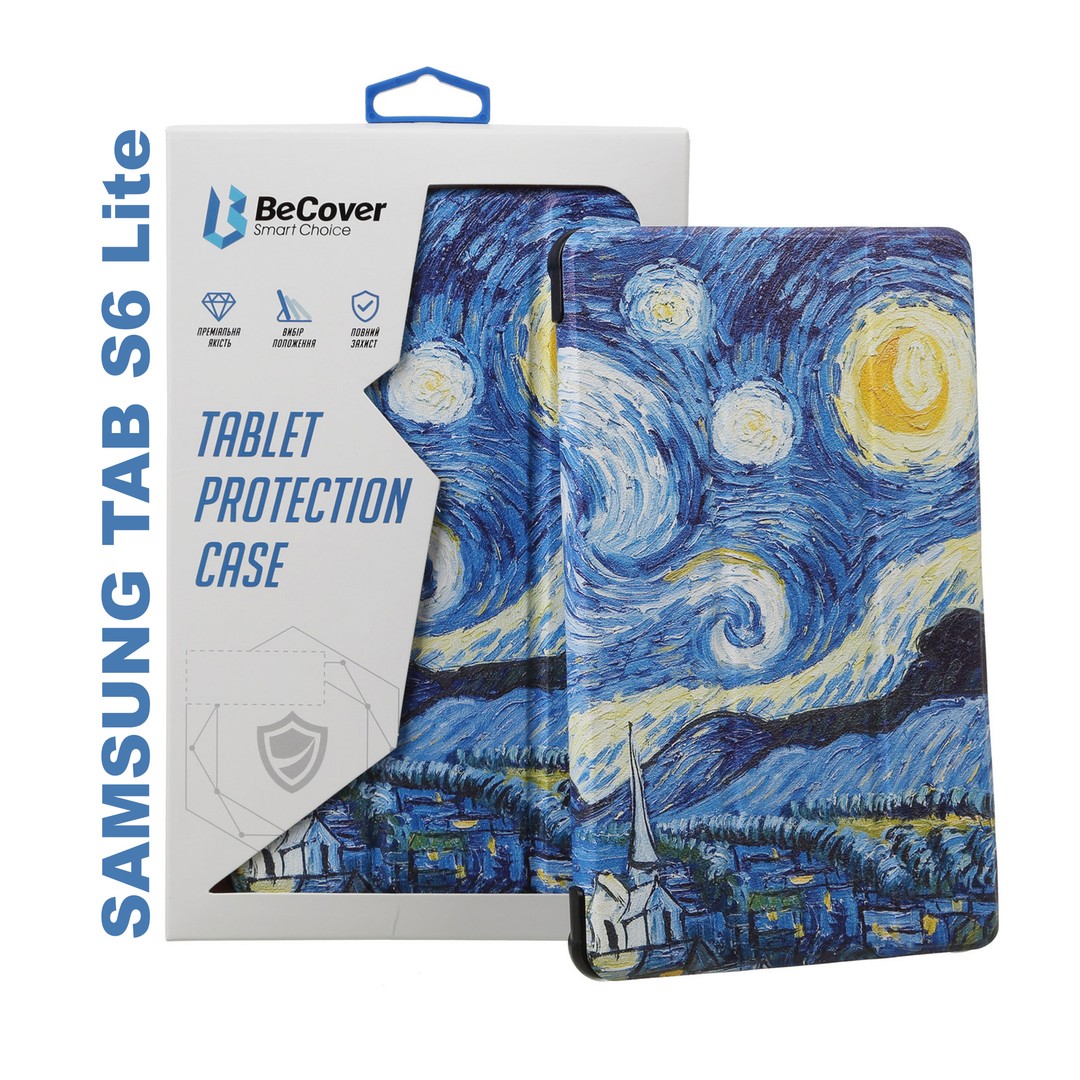 Чохол-книжка BeCover Smart Case для Samsung Galaxy Tab S6 Lite 10.4 P610/P615 Night-0