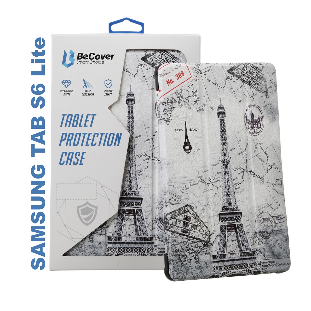 Чохол-книжка BeCover Smart Case для Samsung Galaxy Tab S6 Lite 10.4 P610/P615 Paris-0