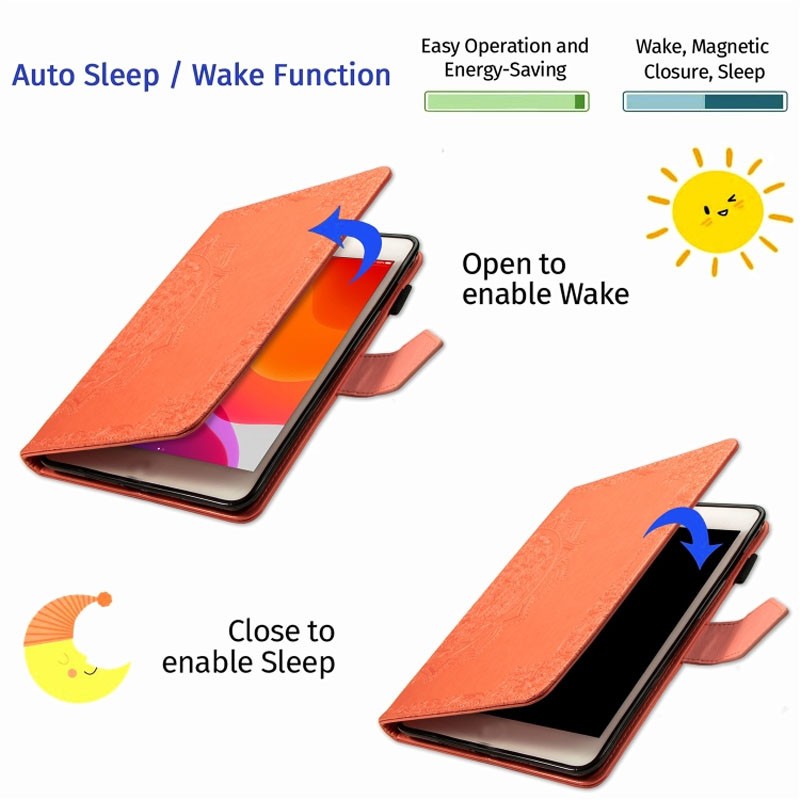 Книжка Art Case для Samsung Tab S7 Plus помаранчева-3