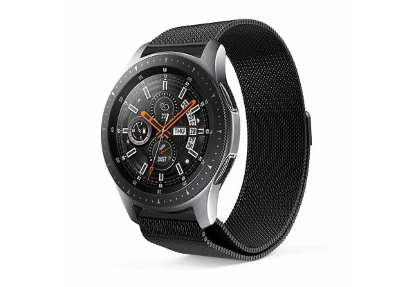 Ремінець Milanese Loop для Samsung Galaxy Watch 46 / R800 / 22mm (black)-0
