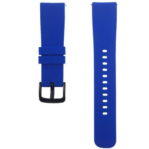 Ремінець Silicone 22mm для Samsung Watch Gear S3/Samsung Watch 46mm/Xiaomi Amazfit Blue Ultra-0