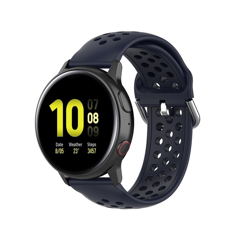 Ремінець Silicone Honey 20mm Samsung Watch Active/Galaxy S4 42mm/Gear S2/Xiaomi Amazfit Blue Ultra-0