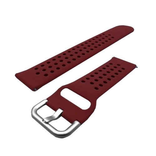 Ремінець Silicone Honey 20mm (Burgundy) для  Samsung Watch Active/Galaxy S4 42mm/Gear S2/Xiaomi Amazfit-0