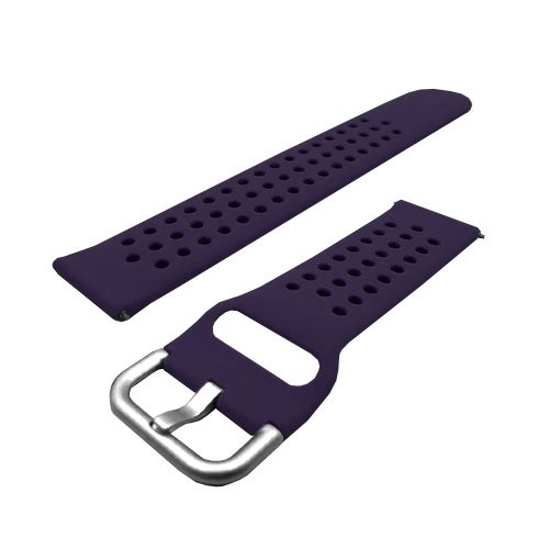 Ремінець Silicone Honey 20mm Samsung Watch Active/Galaxy S4 42mm/Gear S2/Xiaomi Amazfit Purple-0