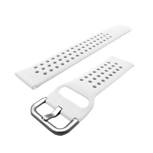 Ремінець Silicone Honey 20mm (White) для Samsung Watch Active/Galaxy S4 42mm/Gear S2/Xiaomi Amazfit-0
