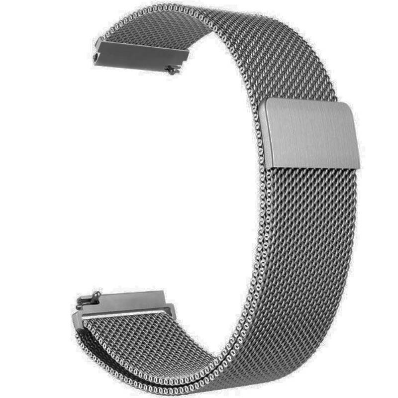 Ремінець Milanese Loop для Xiaomi Amazfit /Samsung 20 mm (Space grey)-0