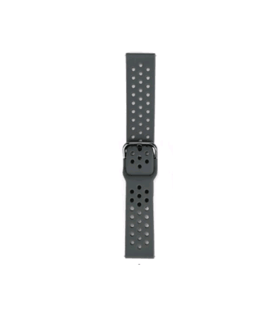 Ремінець Silicone Honey 20mm (GREY) для Samsung Watch Active/Galaxy S4 42mm/Gear S2/Xiaomi Amazfit-0