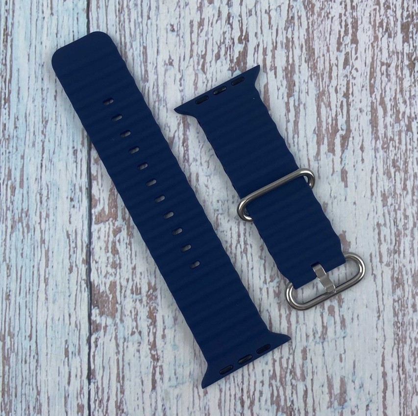 Ремінець Ocean Band Design для Watch 42/44/45/49 mm  (Dark blue)-0