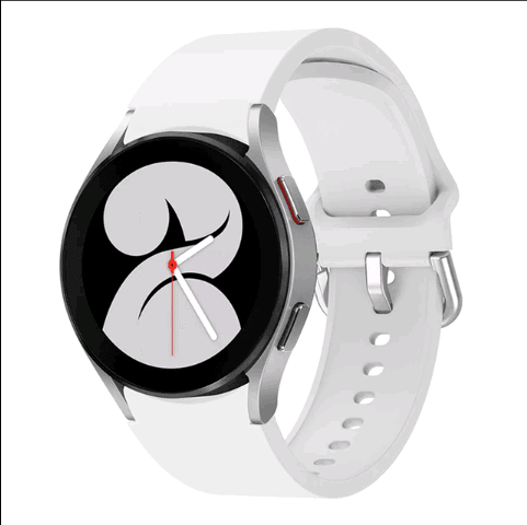 Ремінець Silicone для Samsung Watch 4 / Watch 5 / Watch 6 / Watch 7 20 mm (White)-0