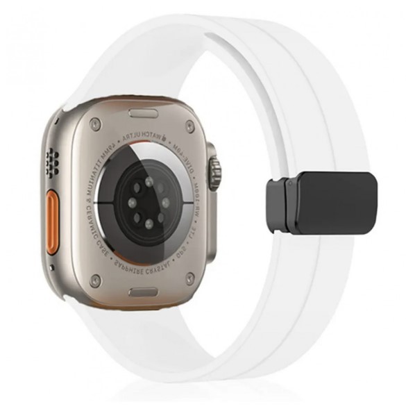 Ремінець MAGNETIC LOCK для Samsung Watch 4/5 White-0