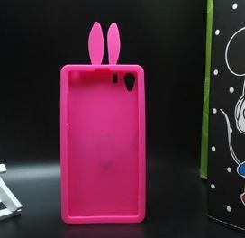 Чехол для Sony Z1 L39h Грустный кролик 3D-1