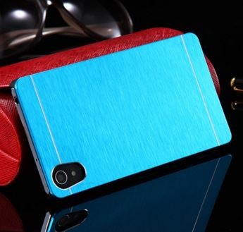 Чехол для Sony Z2 Металлический голубой-0