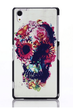 Чехол для Sony Z2 "Череп" (пластик)-0