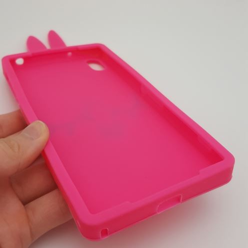 Чехол для Sony Z2 Грустный кролик 3D-1