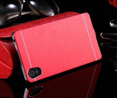Чехол для Sony Z2 Металлический красный-0