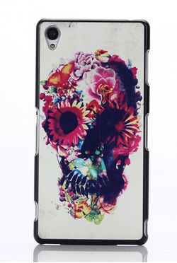 Чехол для Sony Z3 "Череп" (пластик)-0