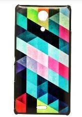 Чехол для Sony Xperia ZR C5503 "Ромбики" (пластик)-0
