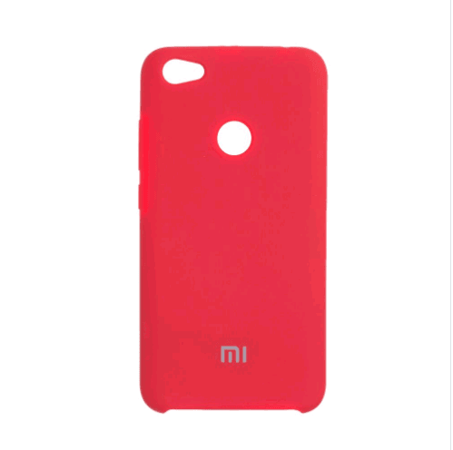 Накладка для Xiaomi Redmi Note 5a Prime Silicone case (Red)-0