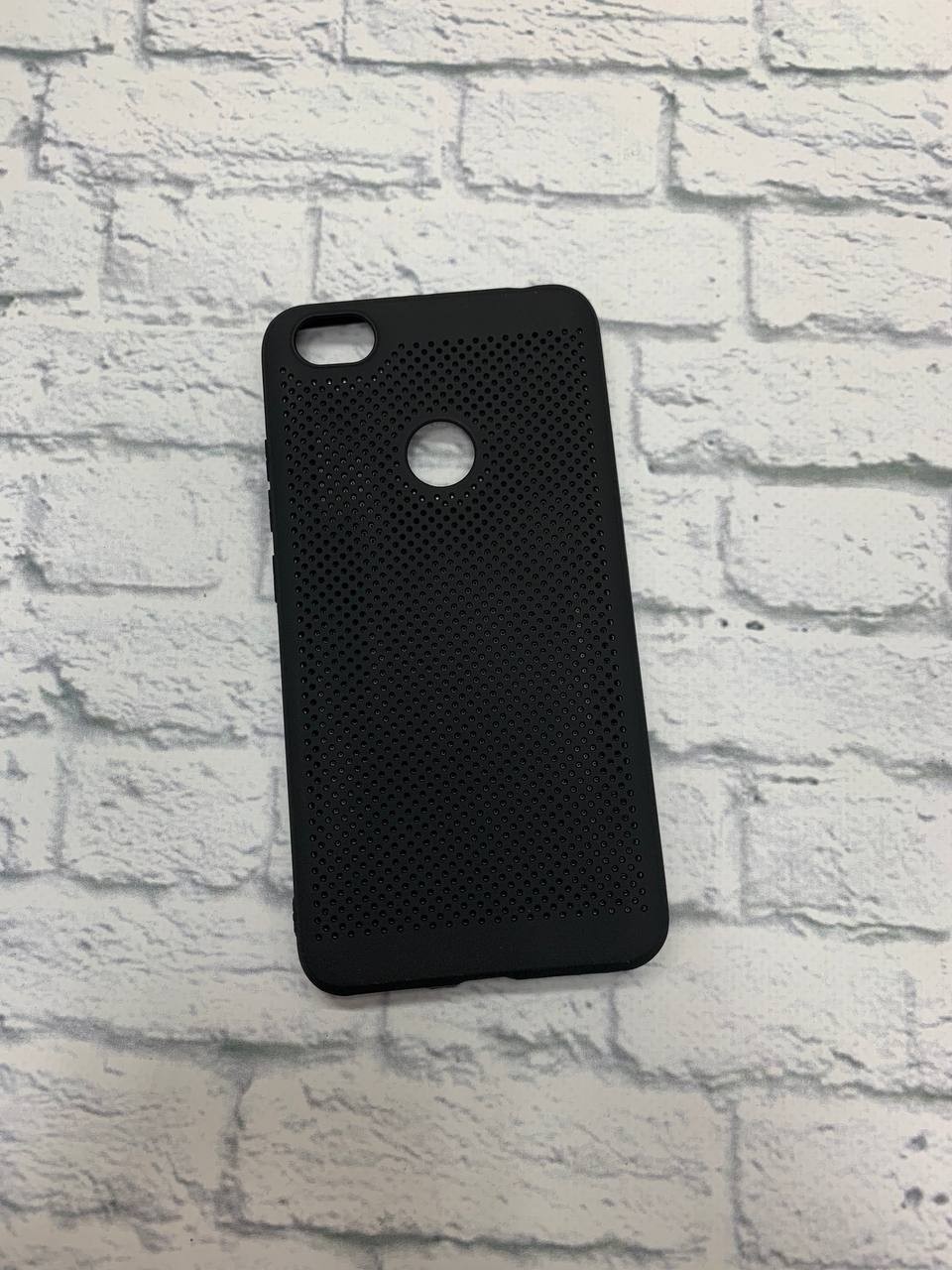 Накладка "Перфорація" для Xiaomi Redmi Note 5A Prime чорна-0