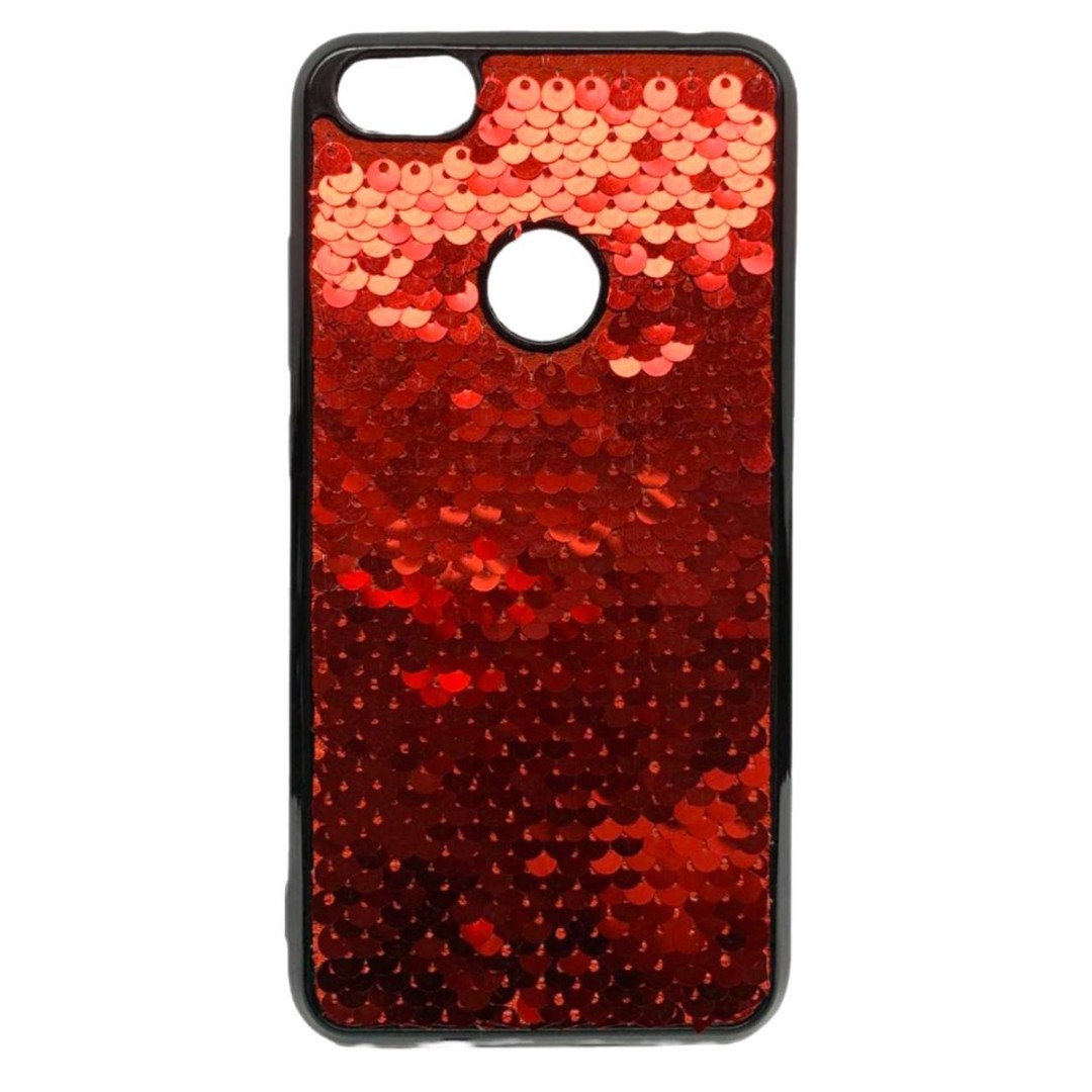 Накладка Sequins для Xiaomi Redmi Note 5a Prime червона-0