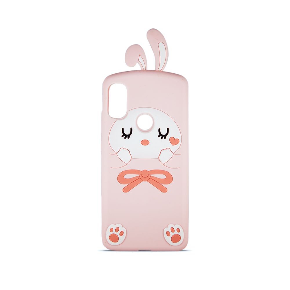 Накладка для Huawei P Smart (2019) POT-LX1 / Honor 10 Lite (HRY-LX1) Image Bunny (Pink)-0