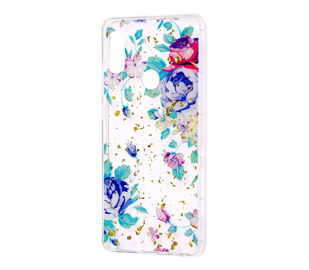 Накладка Beauty Flowers Confetti для Samsung M30 "Букет піонів"-0
