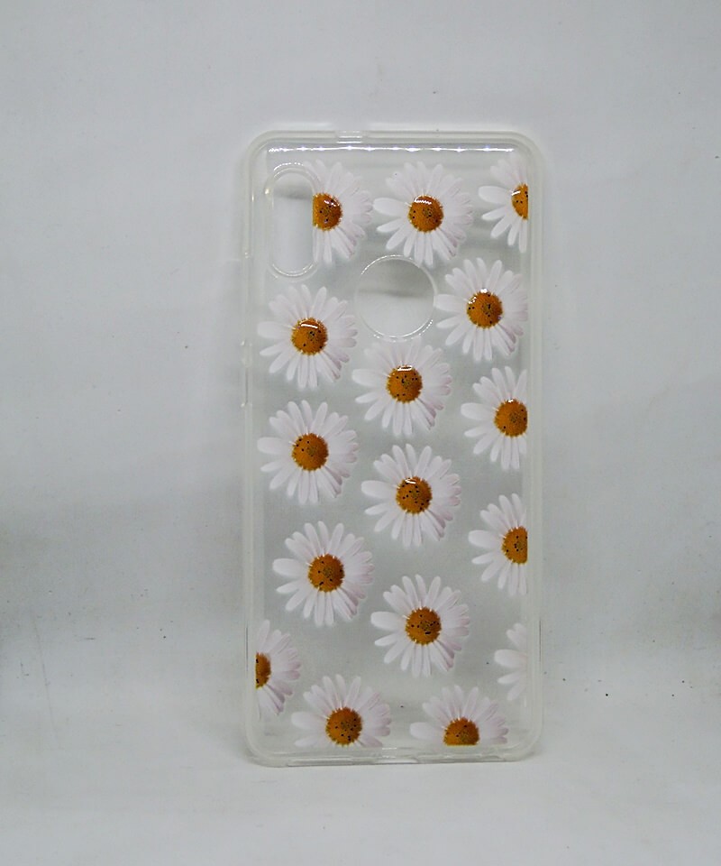 Накладка 3D Print для Xiaomi Mi A2 / Mi 6X  "Ромашки" (силікон)-0
