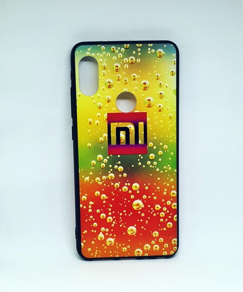 Накладка 3D RAIN для Xiaomi Redmi Note 6 помаранчева-0