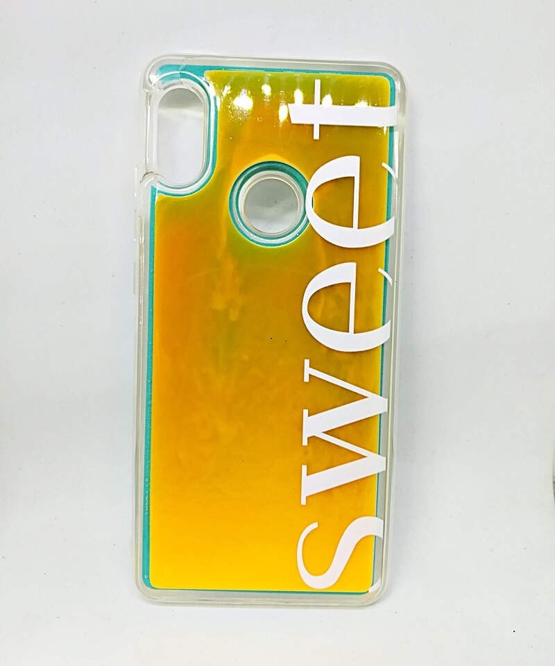 Накладка Color Sand Print для Samsung A20/A30 "Sweet" (переливається і світиться)-0