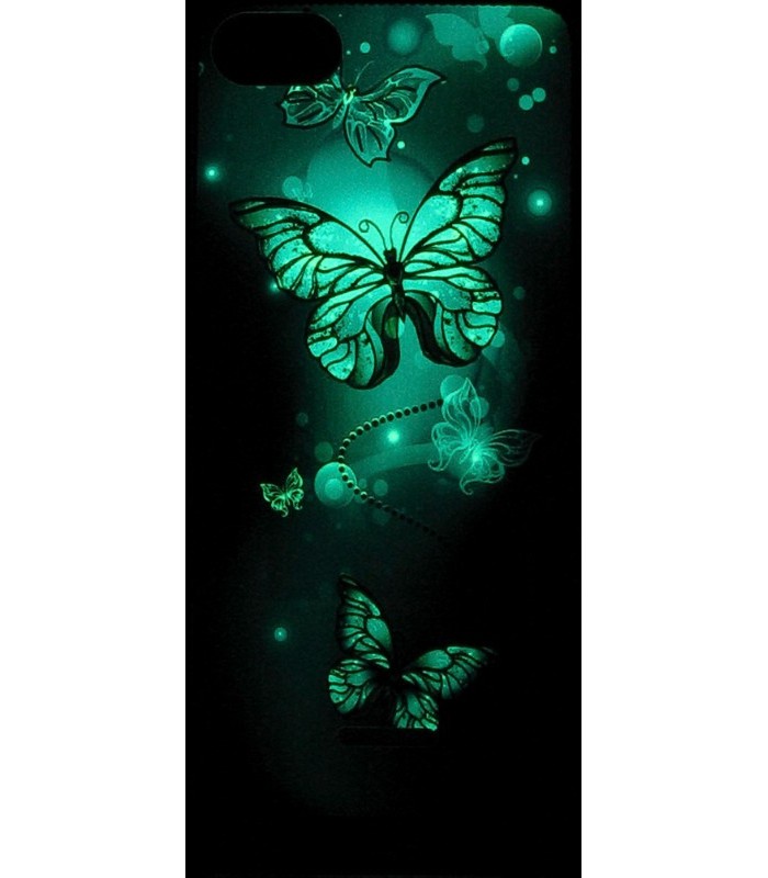Накладка NIGHT CASE для  Xiaomi Mi A2 / Mi 6X  "Метелики" (світиться)-1