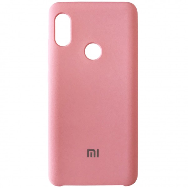Накладка Silicone Cover для Xiaomi Redmi Note 5/Note 5 Pro Light Pink-0