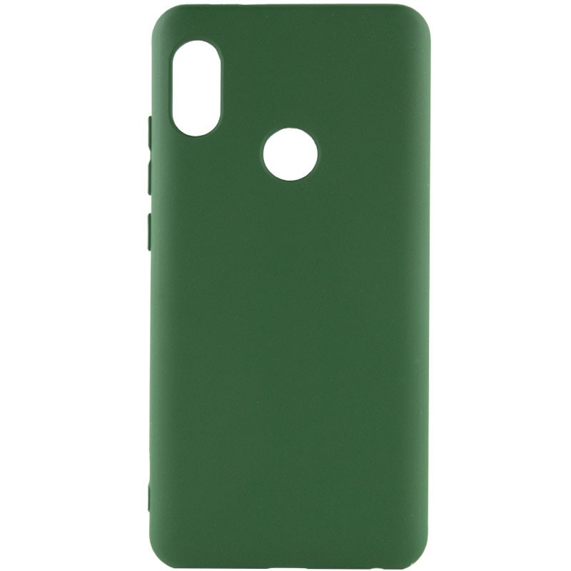 Silicone Cover Full without Logo (A) для Xiaomi Redmi Note 5 (Dark green)-0