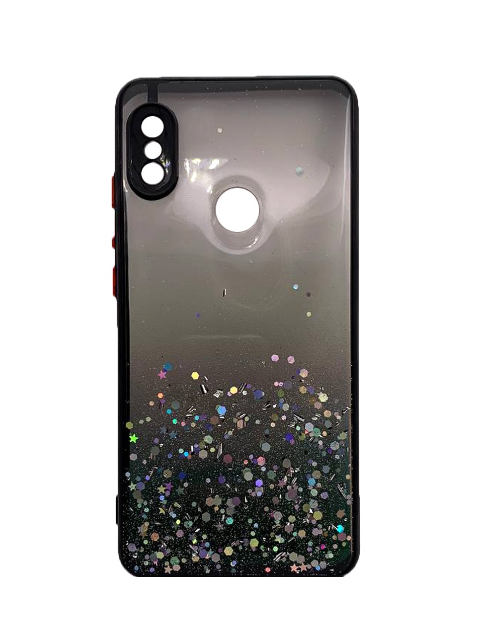 Накладка Glitter Bling Sequins для Xiaomi Redmi Note 5 чорна-0
