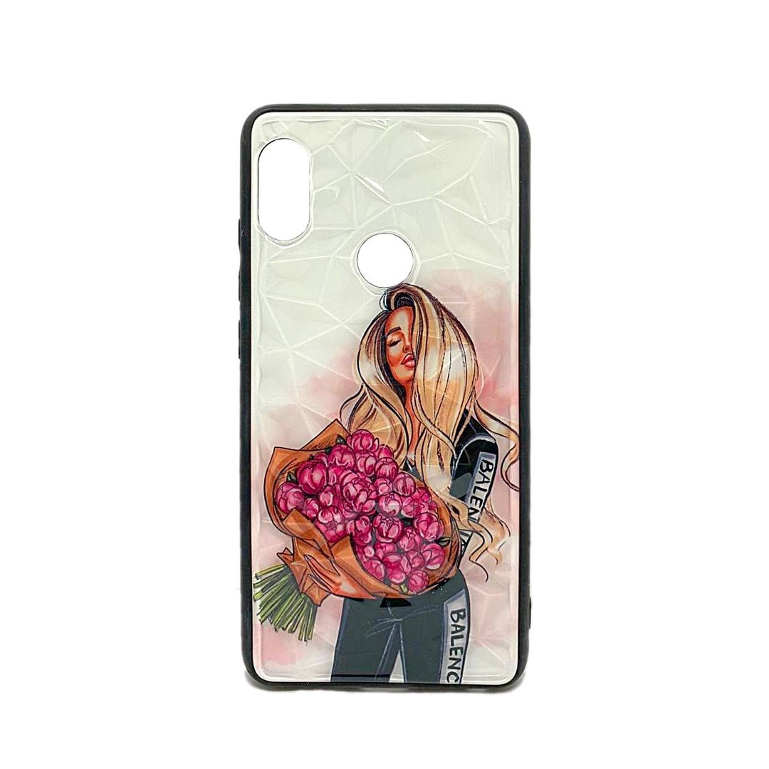 Накладка Ladies для Xiaomi Note 5 Дівчина з трояндами-0