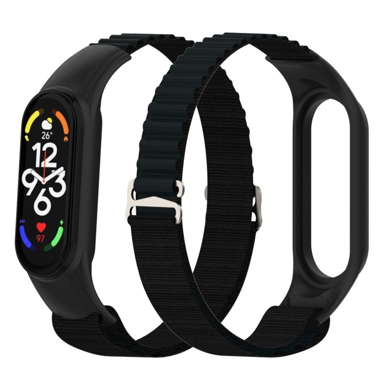 Ремінець Alpine Loop для Xiaomi Mi Band 5/6/7/3/4 (Black)-0