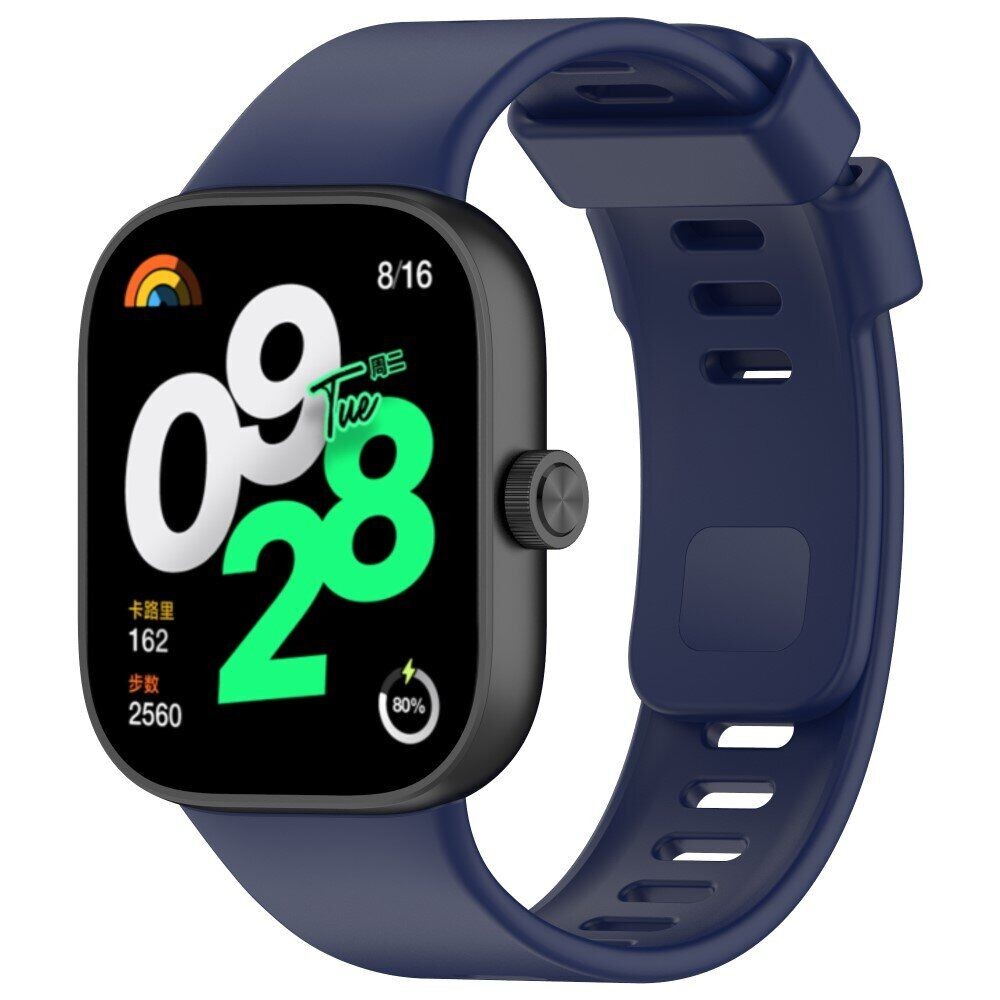 Силіконовий ремінець BeCover для Xiaomi Redmi Watch 4/Xiaomi Smart Band 8 Pro Deep Blue-0