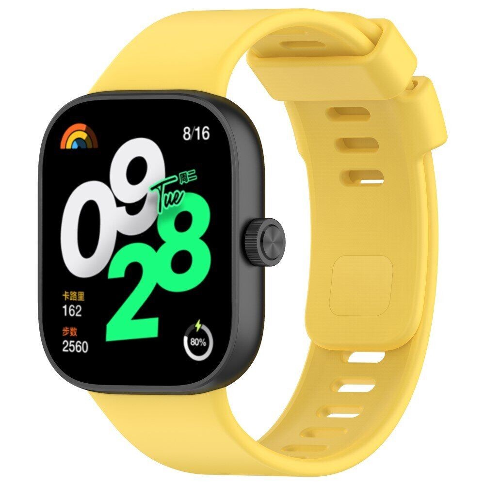 Силіконовий ремінець BeCover для Xiaomi Redmi Watch 4/Xiaomi Smart Band 8 Pro Yellow-0
