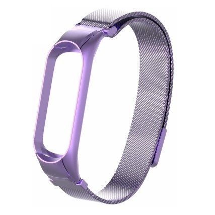 Ремінець Milanese Loop для Mi Band 3/4 лаванда-0