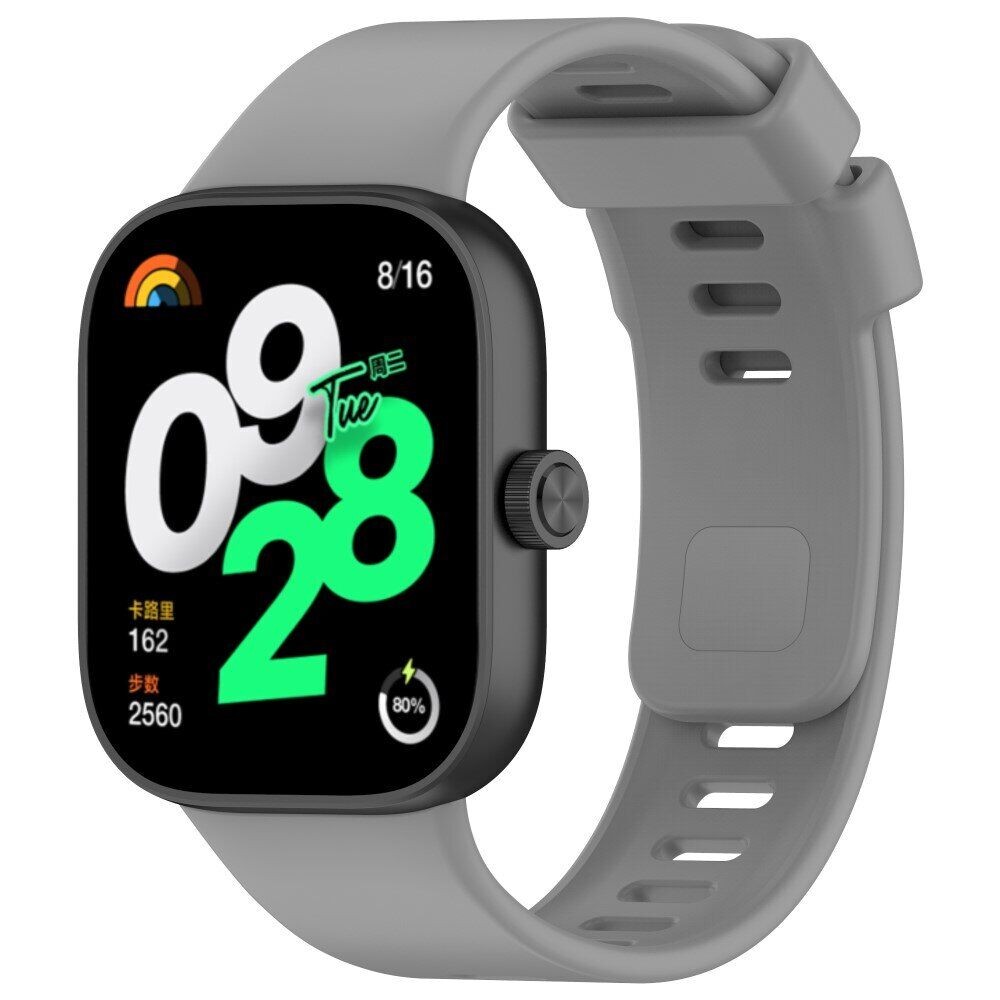 Силіконовий ремінець BeCover для Xiaomi Redmi Watch 4/ Xiaomi Redmi Watch 5 / Xiaomi Smart Band 8 Pro  Light grey-0