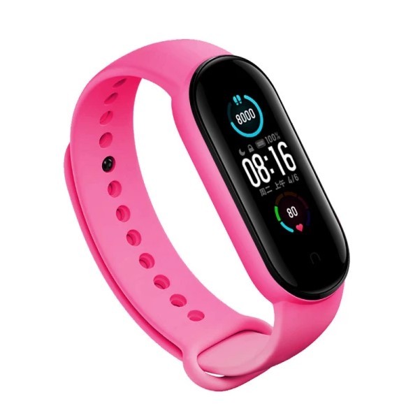 Ремінець Silicone для Mi Band 8/9  (hot pink)-0