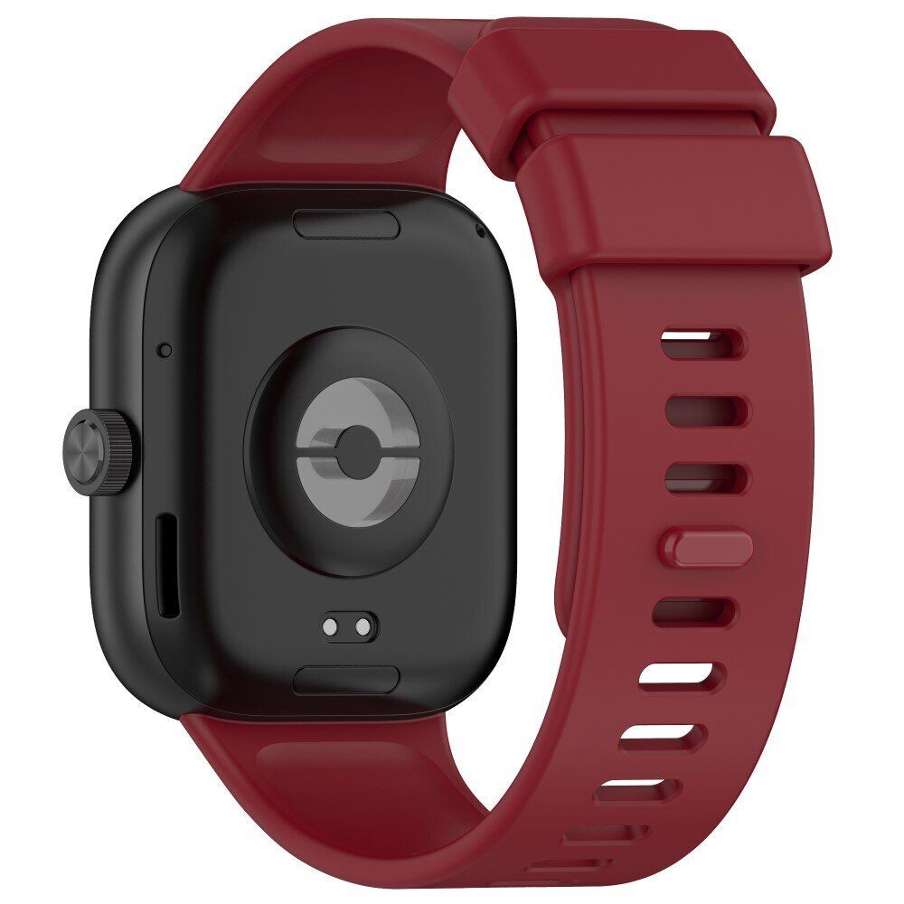 Силіконовий ремінець BeCover для Xiaomi Redmi Watch 4/Xiaomi Smart Band 8 Pro Marsala-1